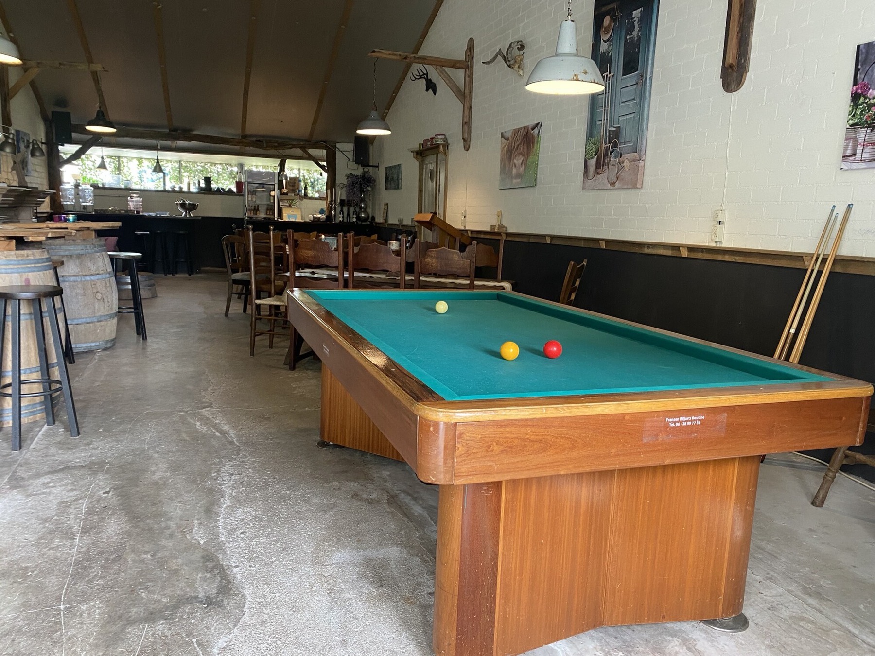 Biljart in de Kreitsberg bar